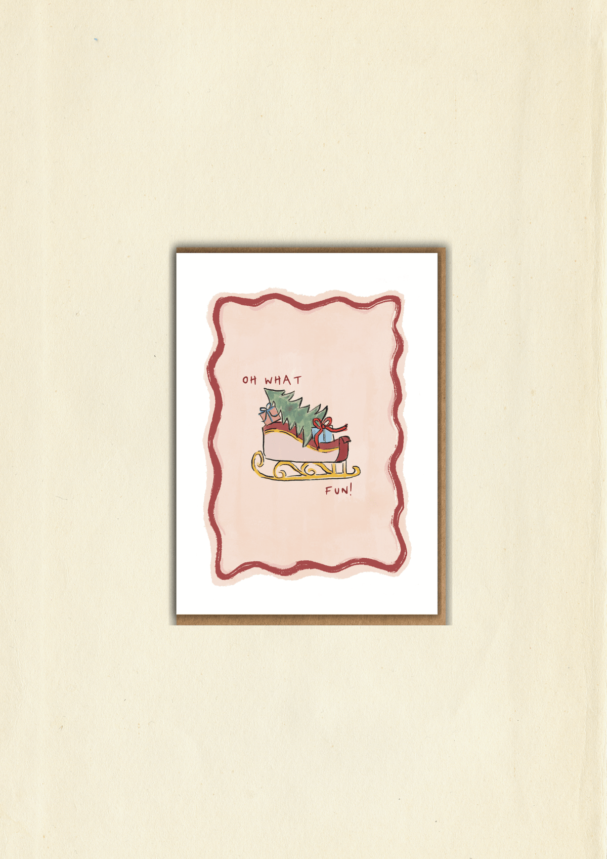 Oh What Fun! Christmas Card - Casa Olivia Homeware