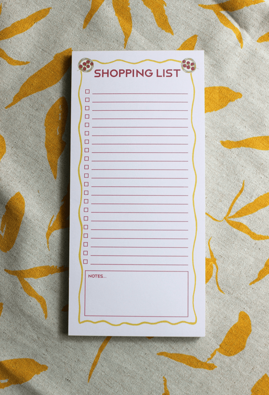 Tomato Shopping List Notepad - Casa Olivia Homeware