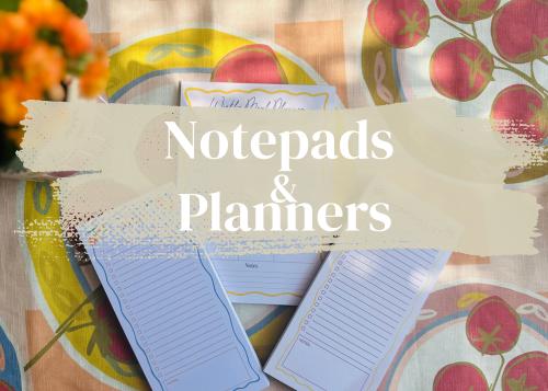 Casa Olivia unique notepads and planners on a table