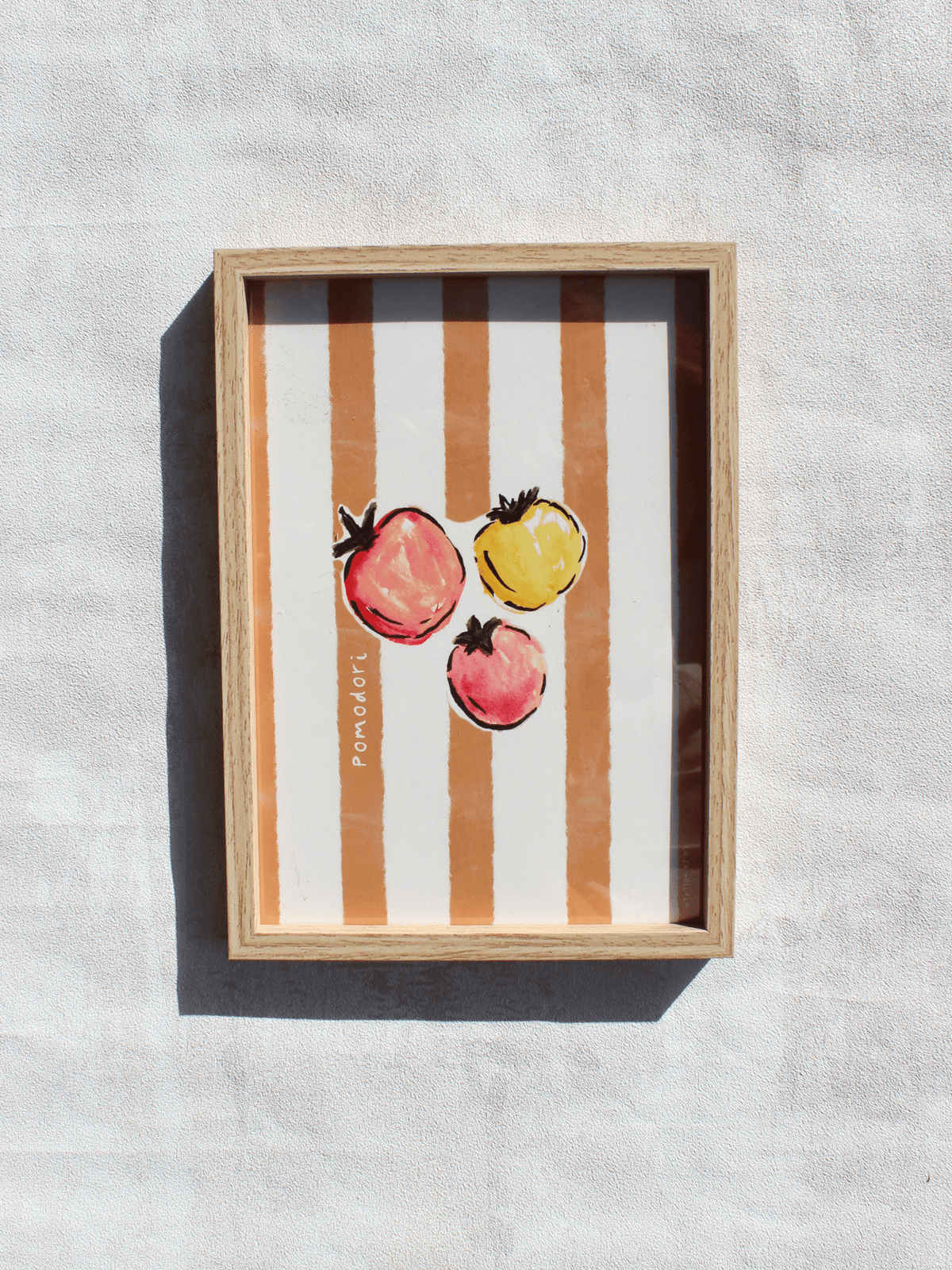 Pomodori Tomato Art Print, Mediterranean Motifs Collection - Casa Olivia Homeware