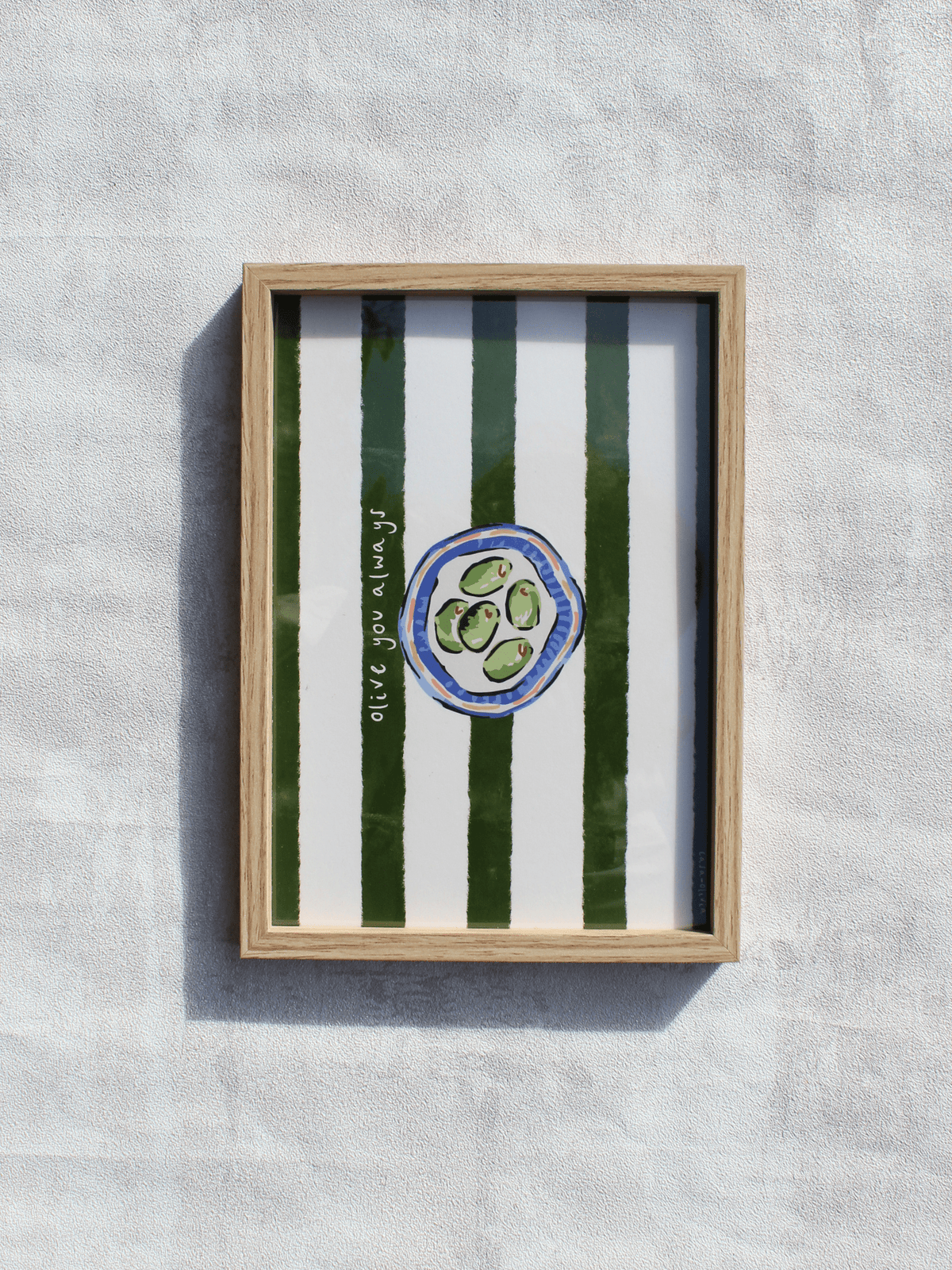 Olive Art Print, Mediterranean Motifs Collection - Casa Olivia Homeware