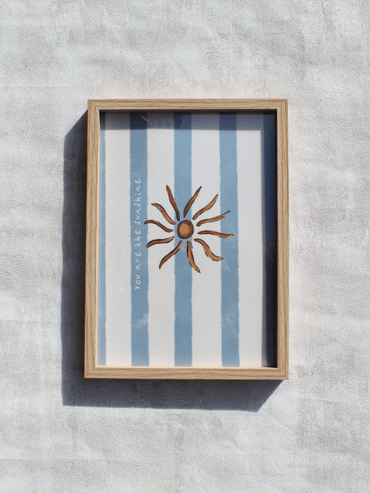 Sunshine Art Print, Mediterranean Motifs Collection - Casa Olivia Homeware