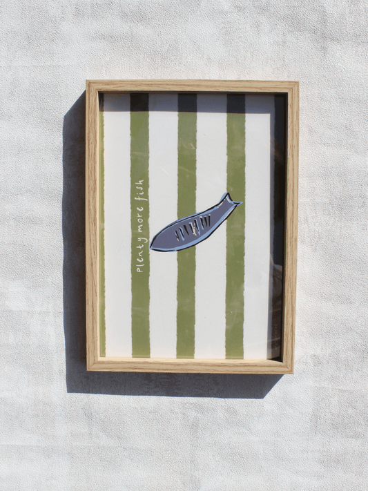 Plenty more Fish Art Print, Mediterranean Motifs Collection - Casa Olivia Homeware