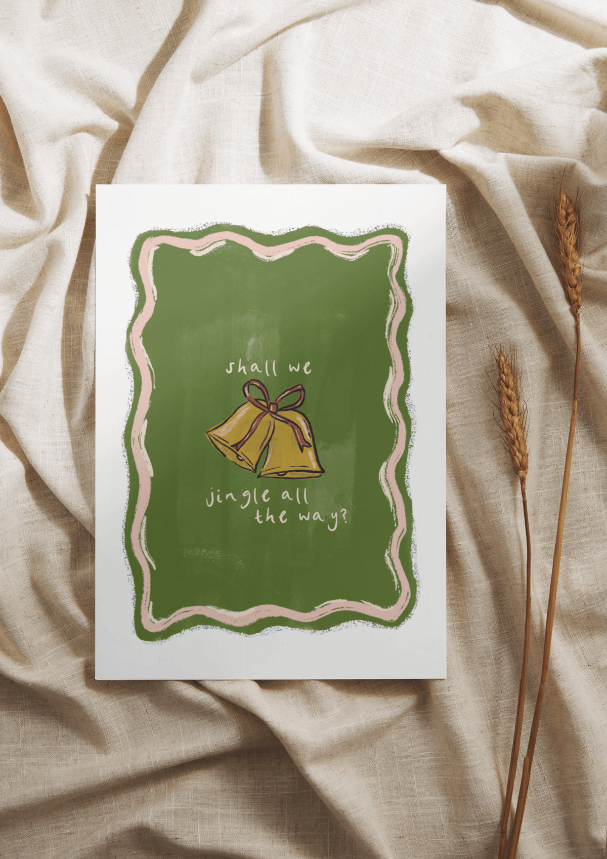 Shall We Jingle all the Way? Christmas Card - Casa Olivia Homeware