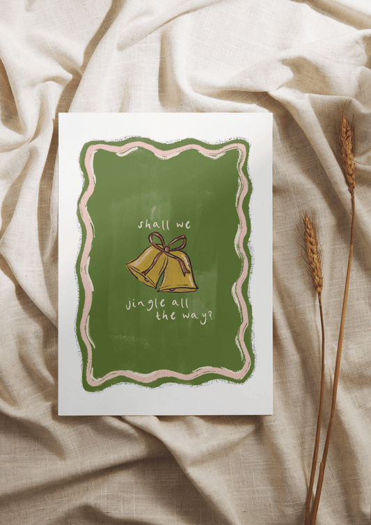 Shall We Jingle all the Way? Christmas Card - Casa Olivia Homeware