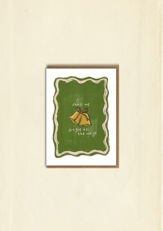 Shall We Jingle all the Way? Christmas Card - Casa Olivia Homeware