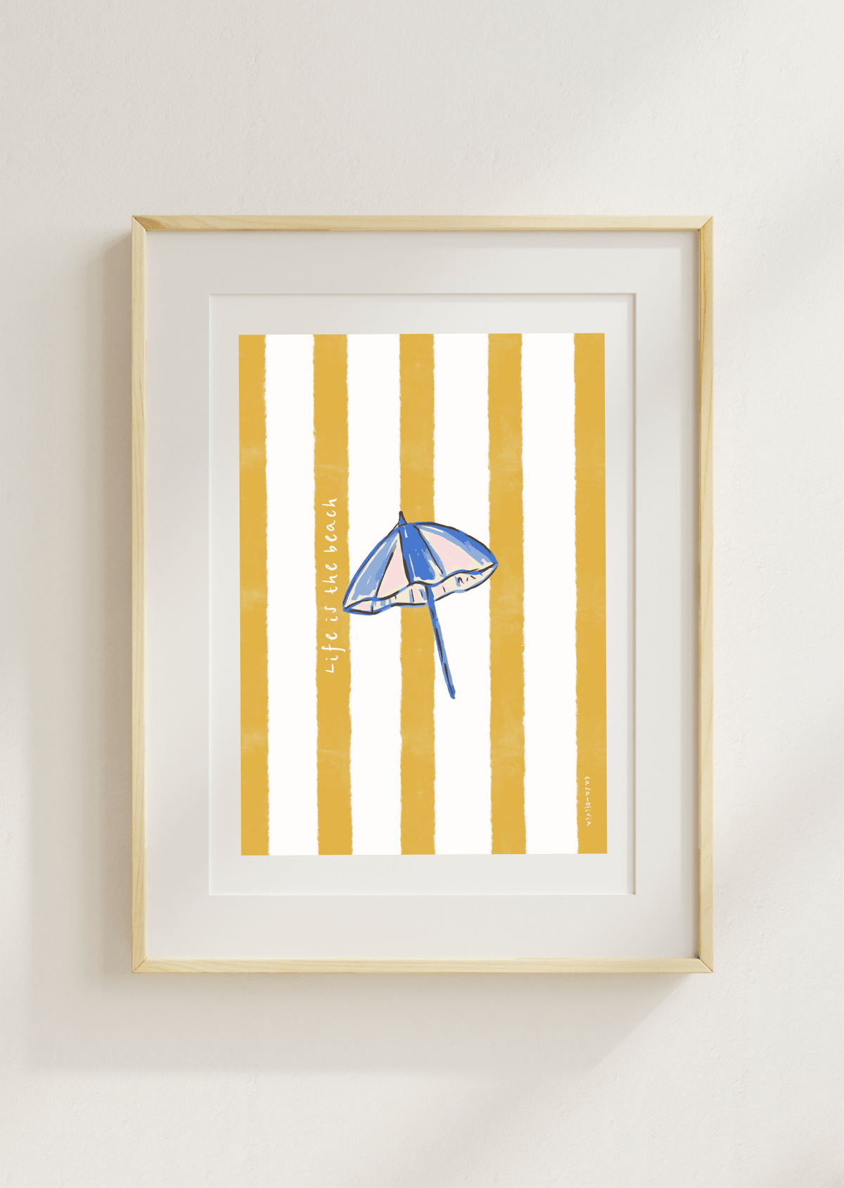 Life is the Beach, Mediterranean Motifs Collection - Casa Olivia Homeware