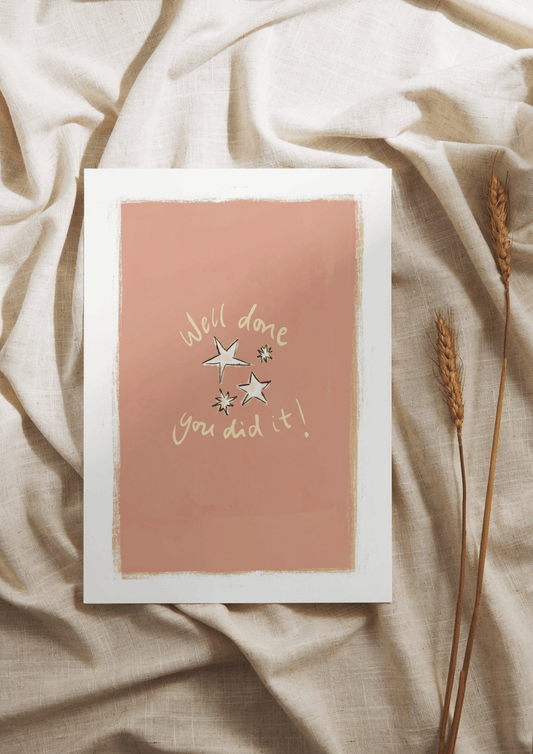 Well Done, You Did It! Greeting Card - Casa Olivia Homeware